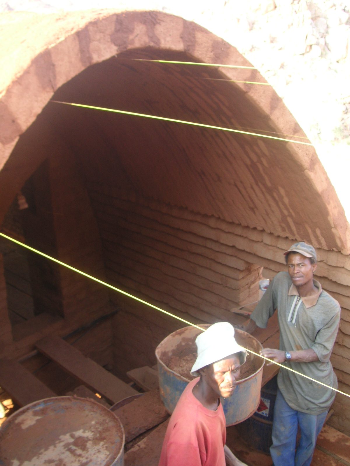 Damaraland — completed walls, before roof