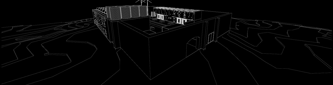 Fort Gaia — perspective, building in the terrain