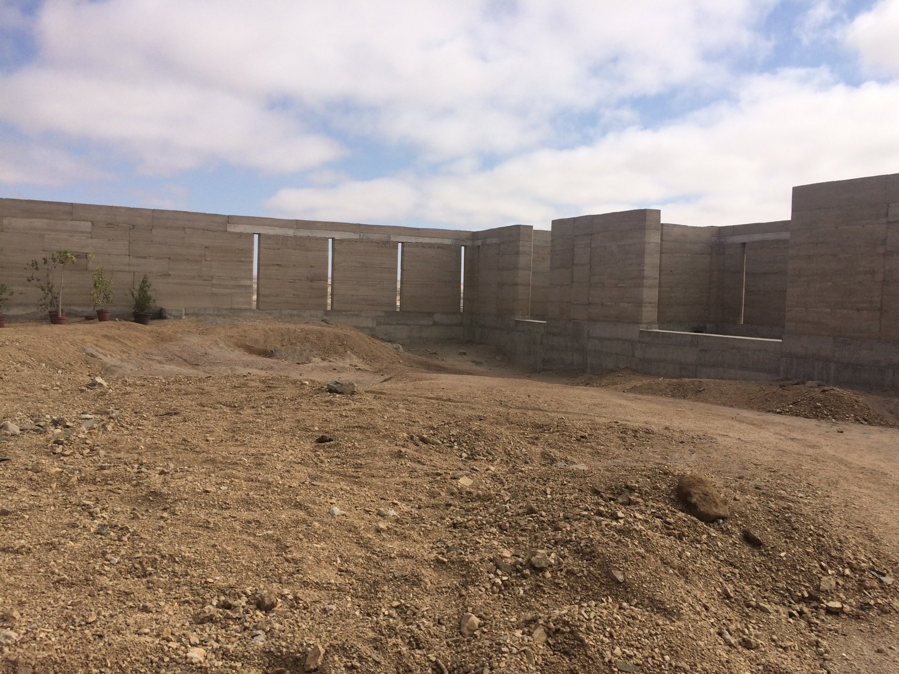 Walls — full height reached