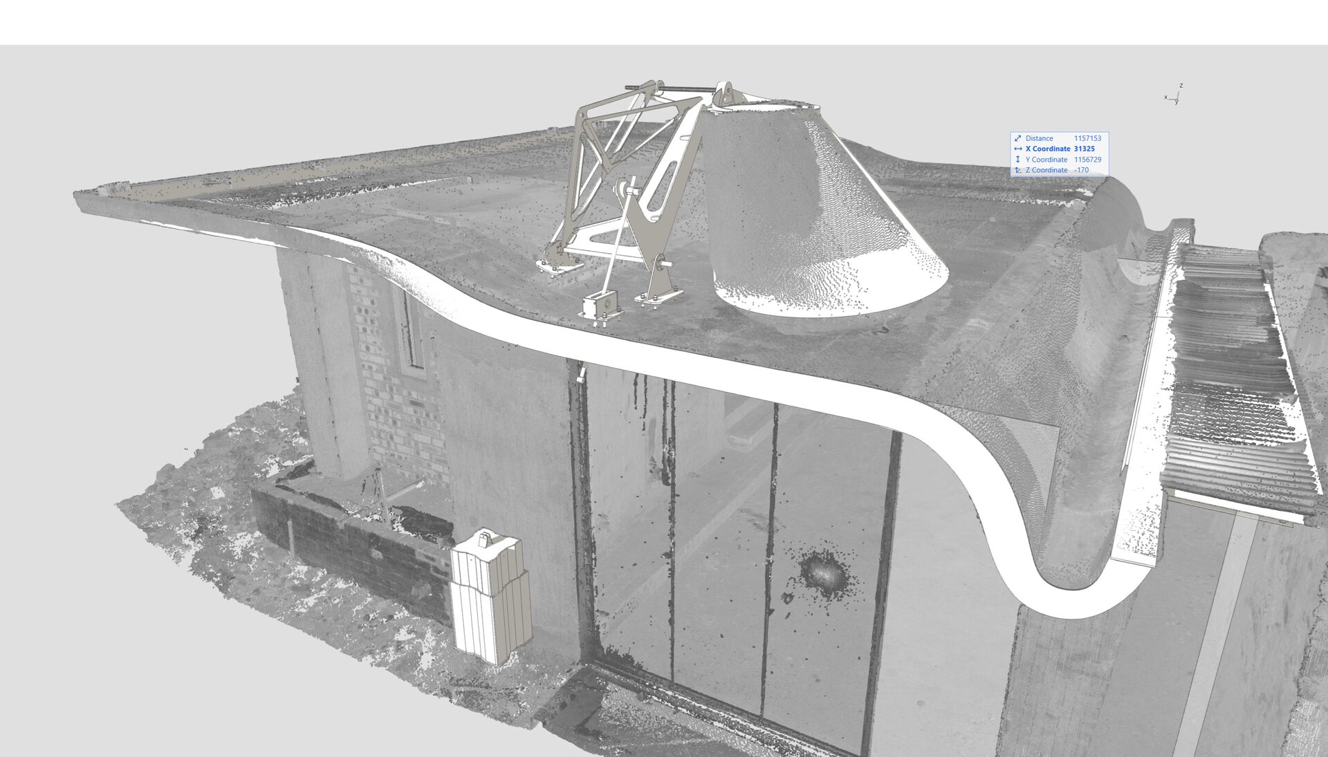 Point cloud — flashing details