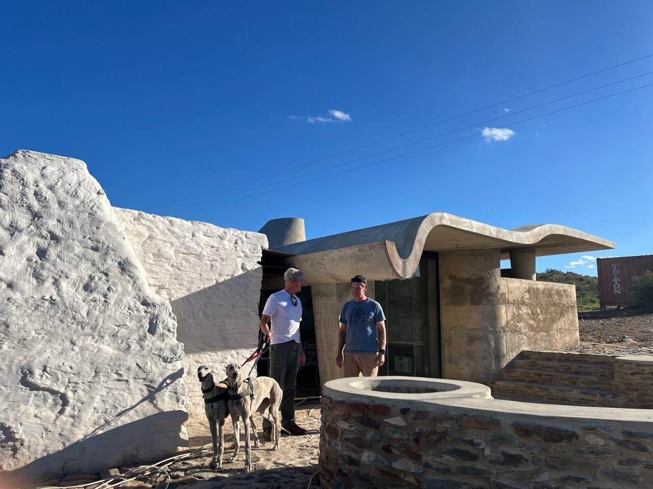 Concrete shell — exterior during construction