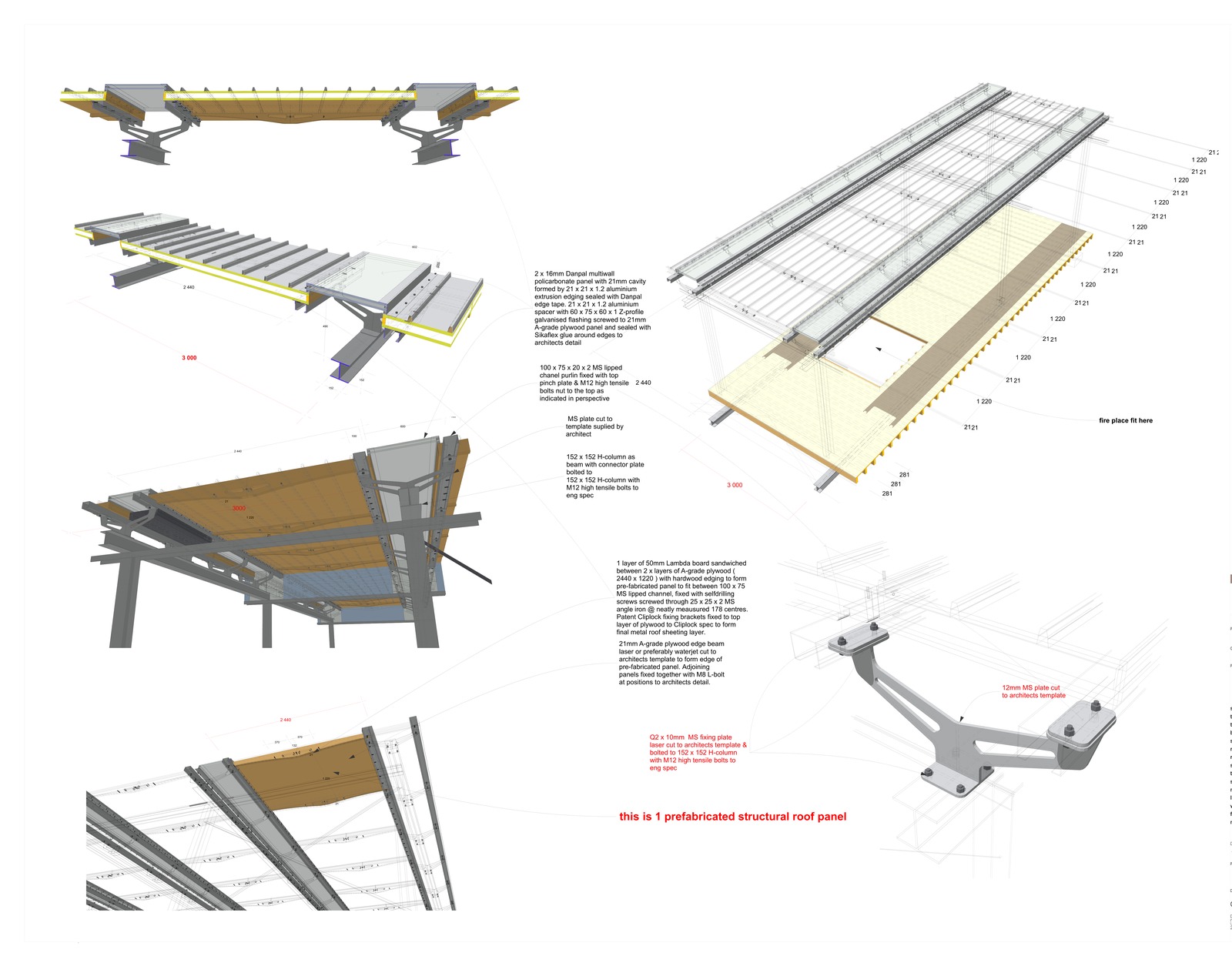 Desert House — 3D steel structure