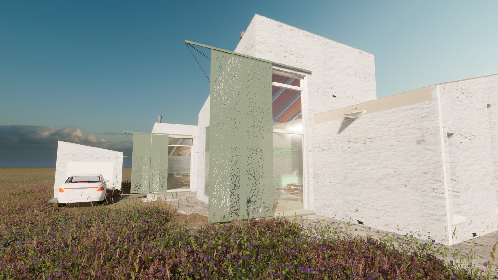 House Wentzel — north glazing toward the Kogelberg