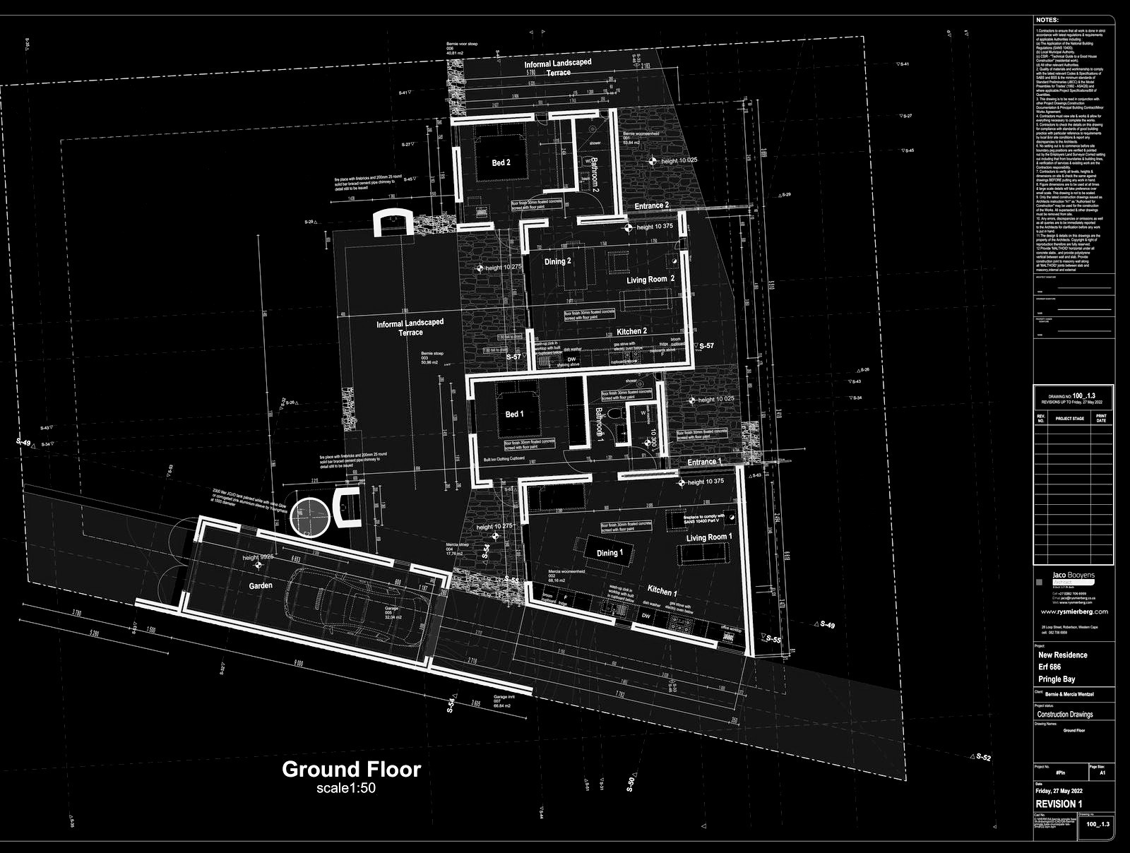 House Wentzel — ground floor plan