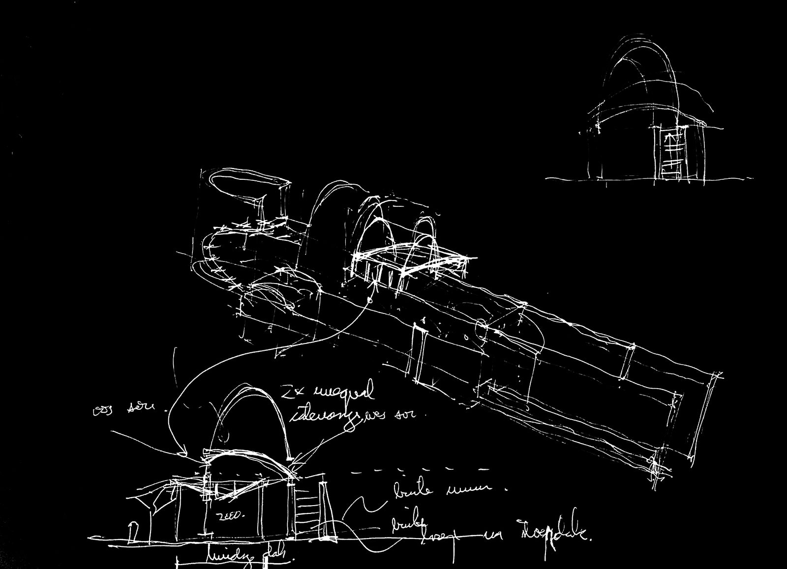 Rysmierberg — 3D perspective study with elevation insert, September 2020