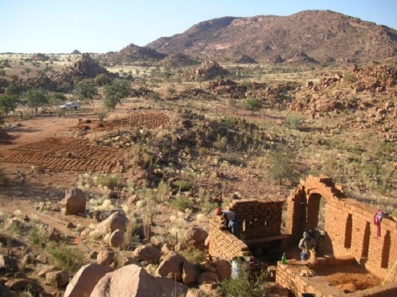 The Damaraland Clay Project in its landscape